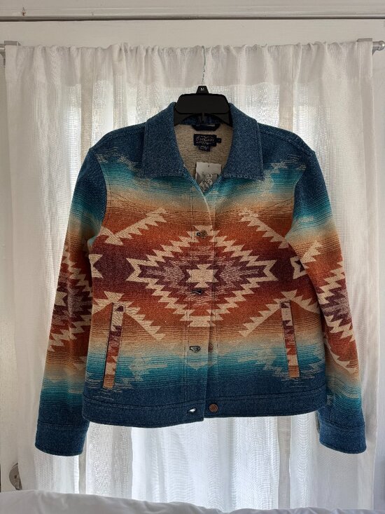 Pendleton Jackets & Blazers - Pendleton - Canyon Wool Jacket (Turquoise Pagosa Springs)